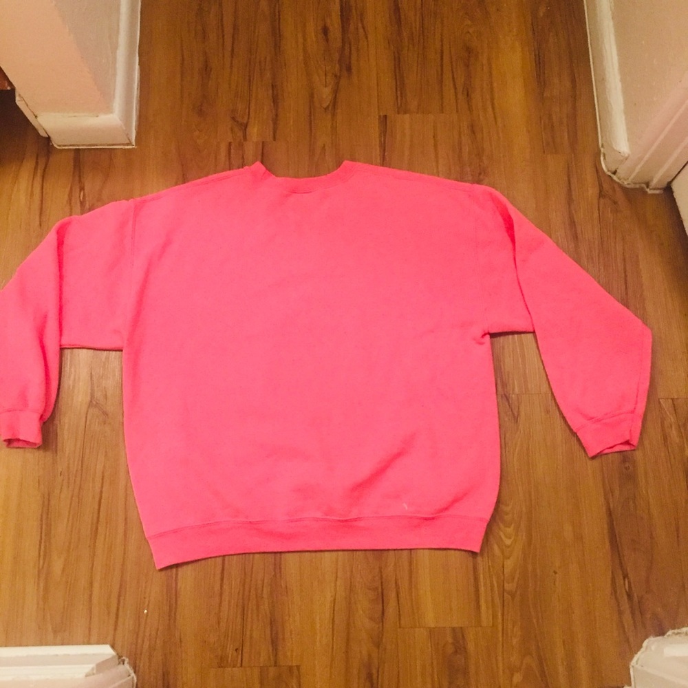 Lisa Frank cheetah hot pink sweater sweatshirt XL - Picture 5 of 9
